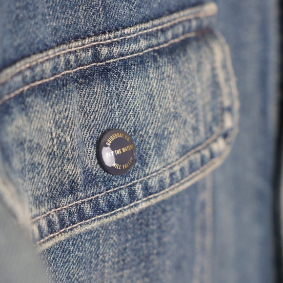 Guidboat American Denim Red Fox Chore Coat - Picture 4 of 5